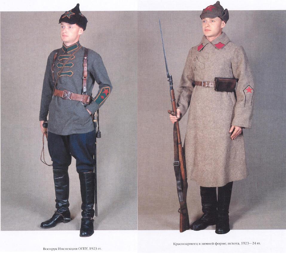 早期苏联红军军装(典型的尖顶布琼尼式军帽); 二战苏军军服; 布琼尼式