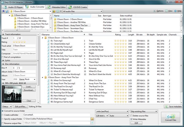 《音乐CD抓取/转换/刻录软件》(Poikosoft Easy CD-DA Extractor)v15.2.5.1 Multiling