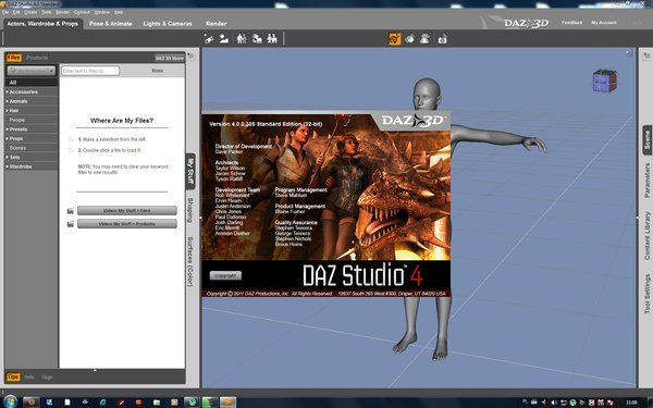 《三维角色创建动画工具》(daz studio 4 standard edition)4.0.0.