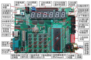 实验板 C语言 视频教程》AVR_PQ1A开发板,ATmega16单片机 ...