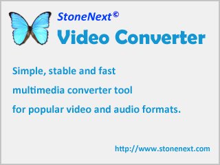 《多媒体视频\/音频格式转换器》(Stone Video 