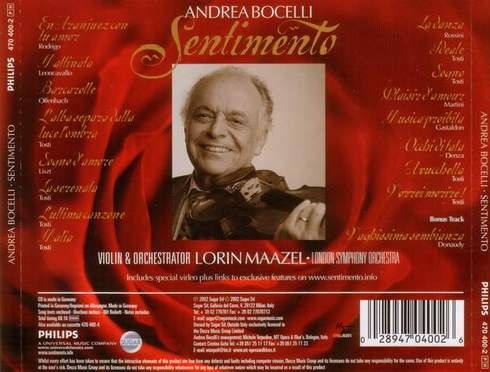 andrea bocelli -《恋恋情深》(sentimento)[flac]