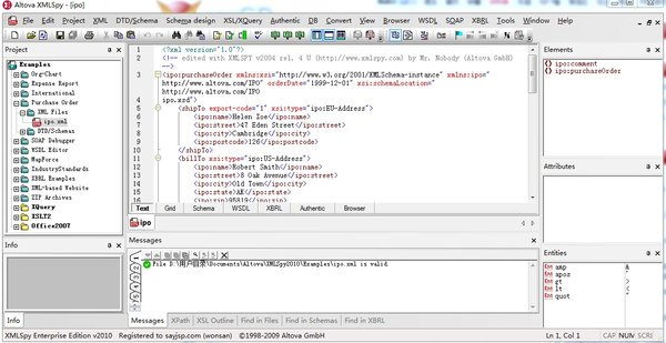 Altova XMLSpy Enterprise 2010 - carekee - 博客园
