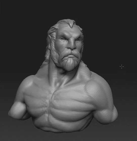 《zbrush教程: manimal 胸像雕刻》(gnomonology zbrush manimal 3d